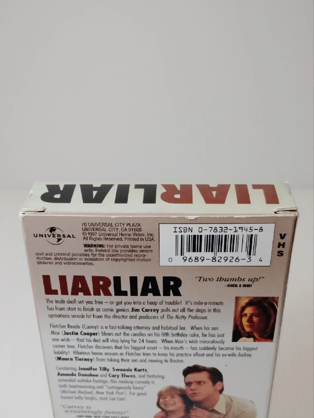 12 For $8 Liar Liar VHS Tape with Original Sleeve - Jim Carrey